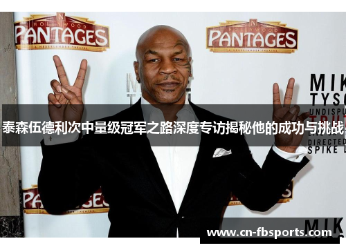 泰森伍德利次中量级冠军之路深度专访揭秘他的成功与挑战