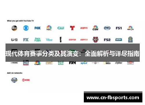 现代体育赛事分类及其演变：全面解析与详尽指南